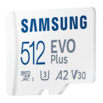 Cartão Micro SD Samsung Evo Plus 512GB, Com Adaptador 130MB/s - Imagem 3
