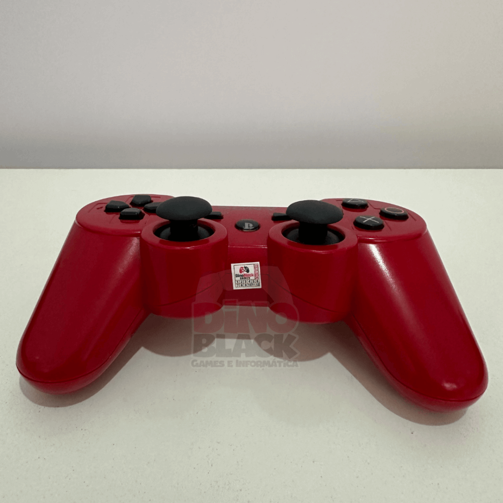 Controle Sony Dualshock 3 - Vermelho Escuro - Original - PS3 (Deep Red) - Imagem 3