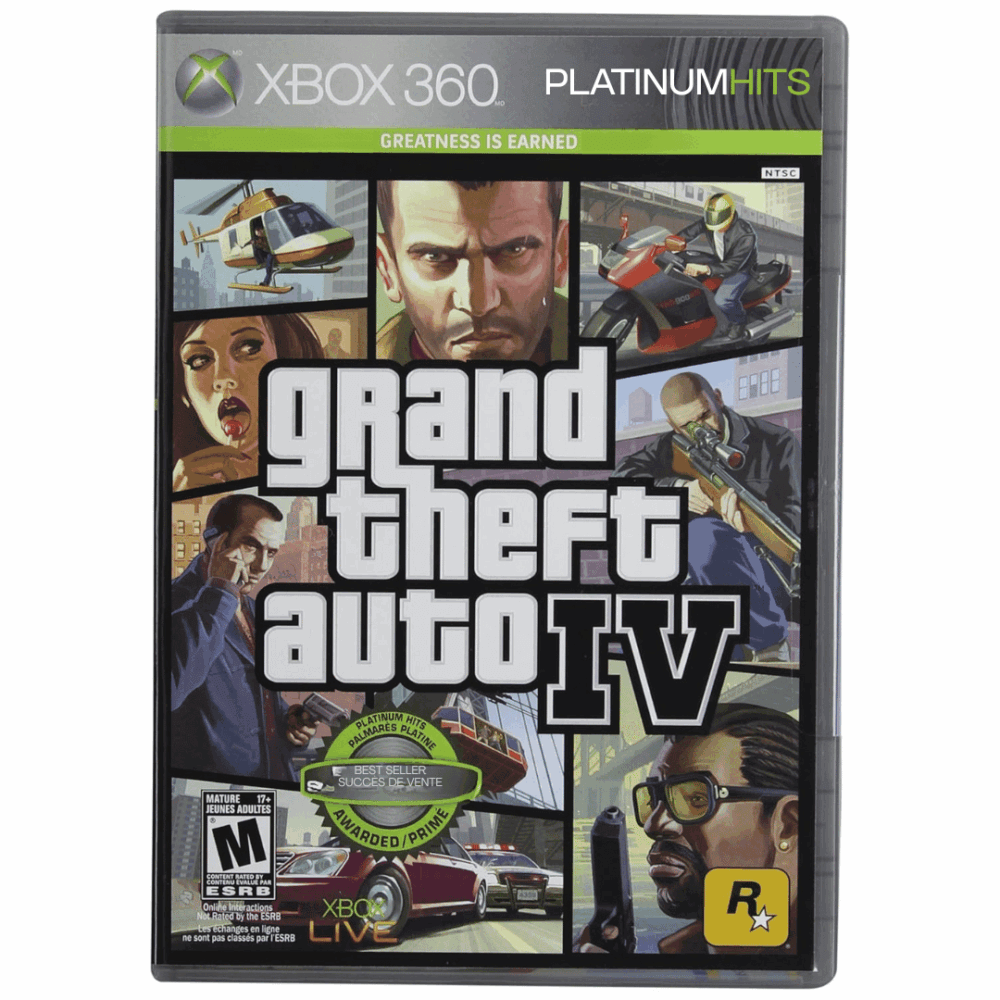 Grand Theft Auto IV (GTA 4) - Xbox 360 (Platinum Hits) - Imagem 2