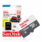 Cartão Micro SD SanDisk Ultra 128GB, Com Adaptador 100MB/s - Original - Imagem 2