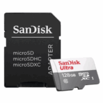Cartão Micro SD SanDisk Ultra 128GB, Com Adaptador 100MB/s - Original - Imagem 3