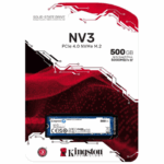 SSD 500gb Kingston Nv3 500GB M.2 NVMe Gen 4x4 – 5000MB/s