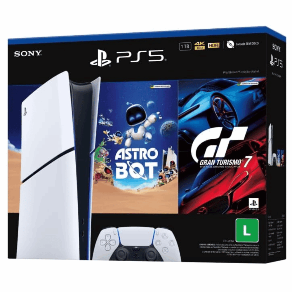 Console PlayStation®5 Slim Edição Digital - Bundle Astro Bot e Gran Turismo 7 - Imagem 2