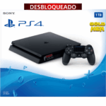 Console PlayStation®4 - PS4 - Slim 1TB DESBLOQUEADO - Seminovo