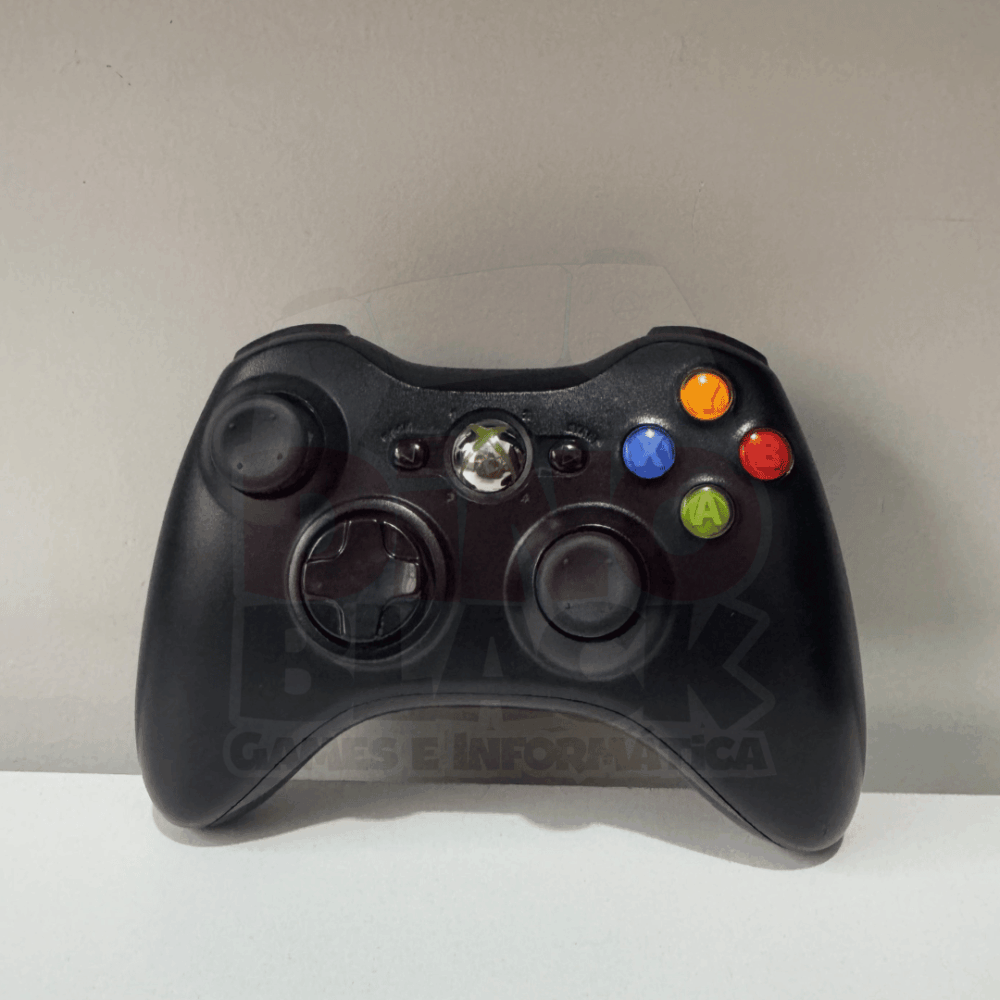 Controle Xbox 360 Original - Preto - Seminovo - Imagem 2