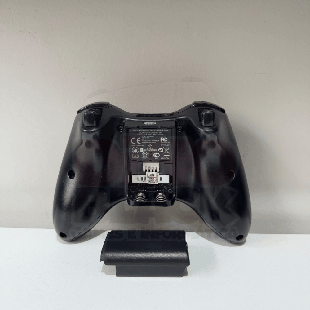 Controle Xbox 360 Original - Preto - Seminovo - Imagem 6
